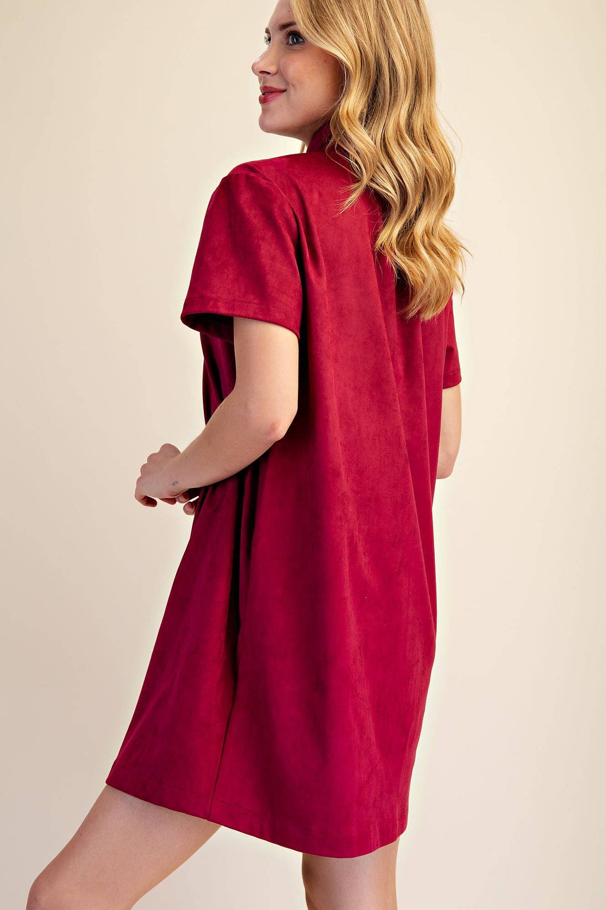 Margaux Mini Dress-Plum