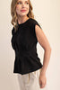 Skyline Chic Pleated Top