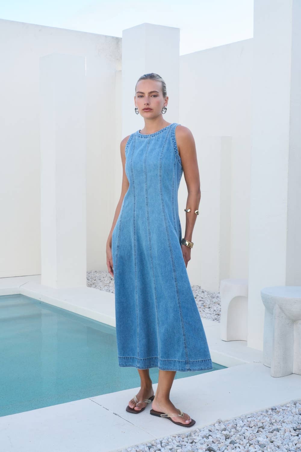 Westbrook Denim Midi Dress