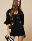 Western Luxe Embroidered Top