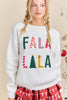 Holiday Falala Embroidered Sweater