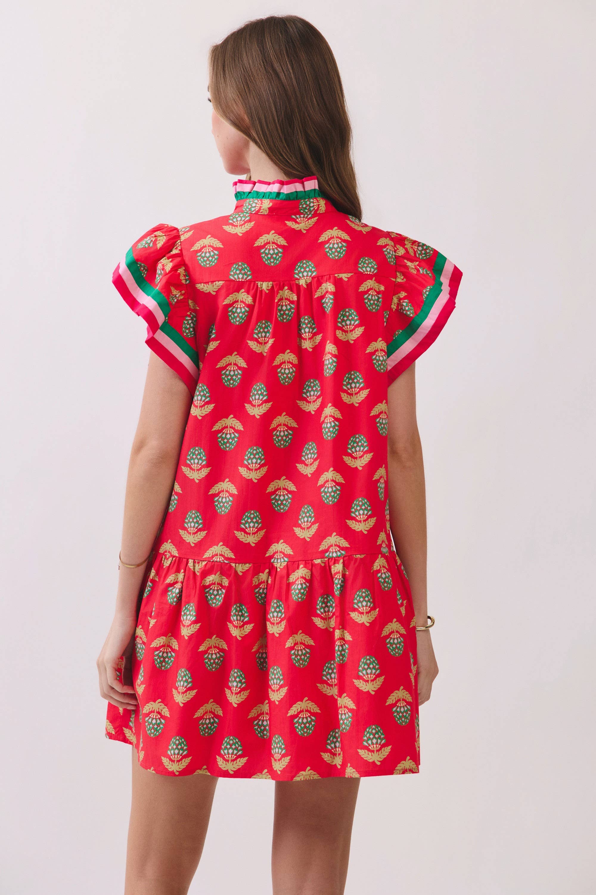 Floral Medallion Mini Dress