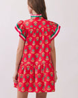 Floral Medallion Mini Dress