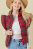 Plaid Baby Puffer Vest