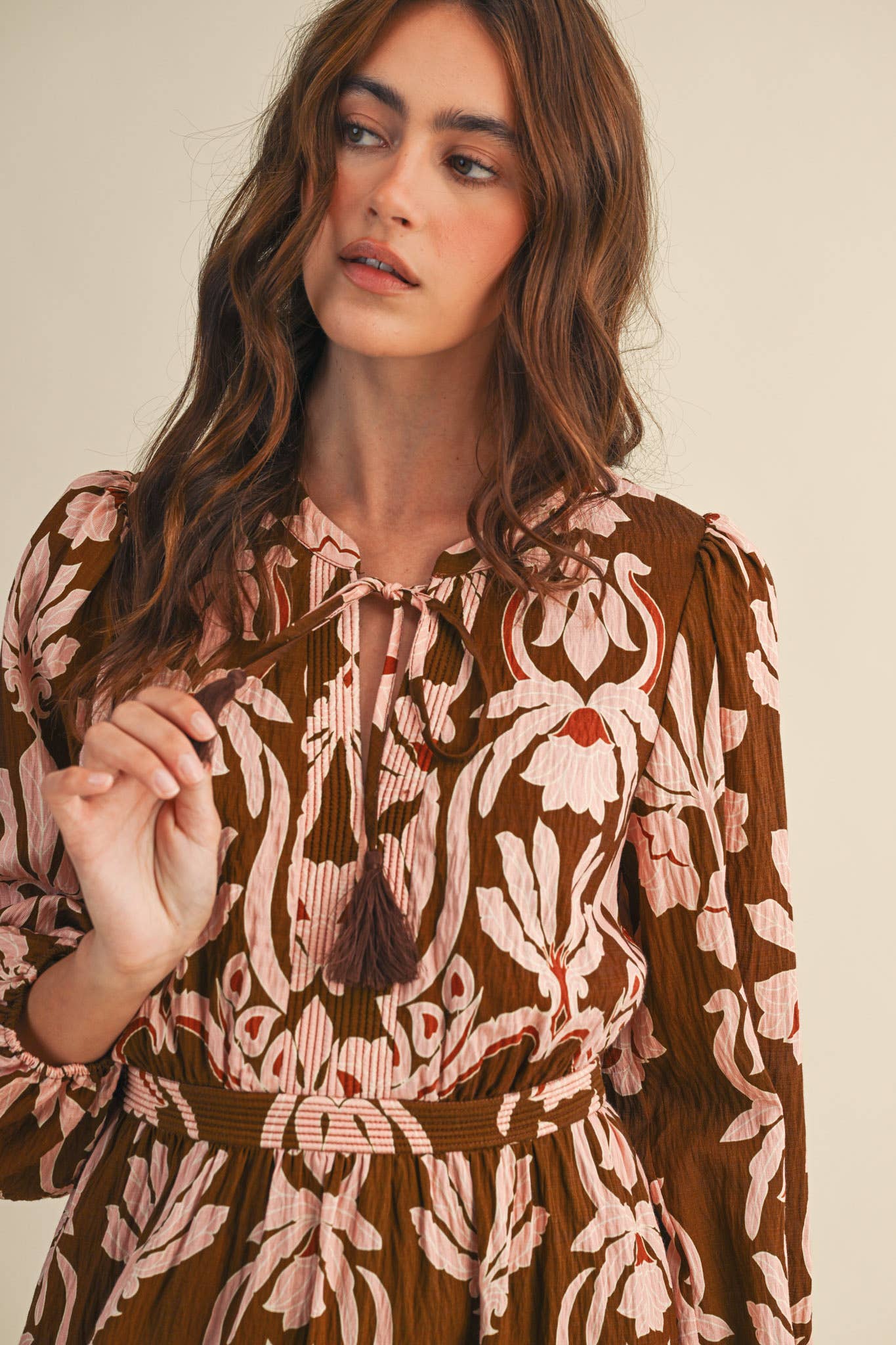 Forest Whimsy Floral Midi Dress