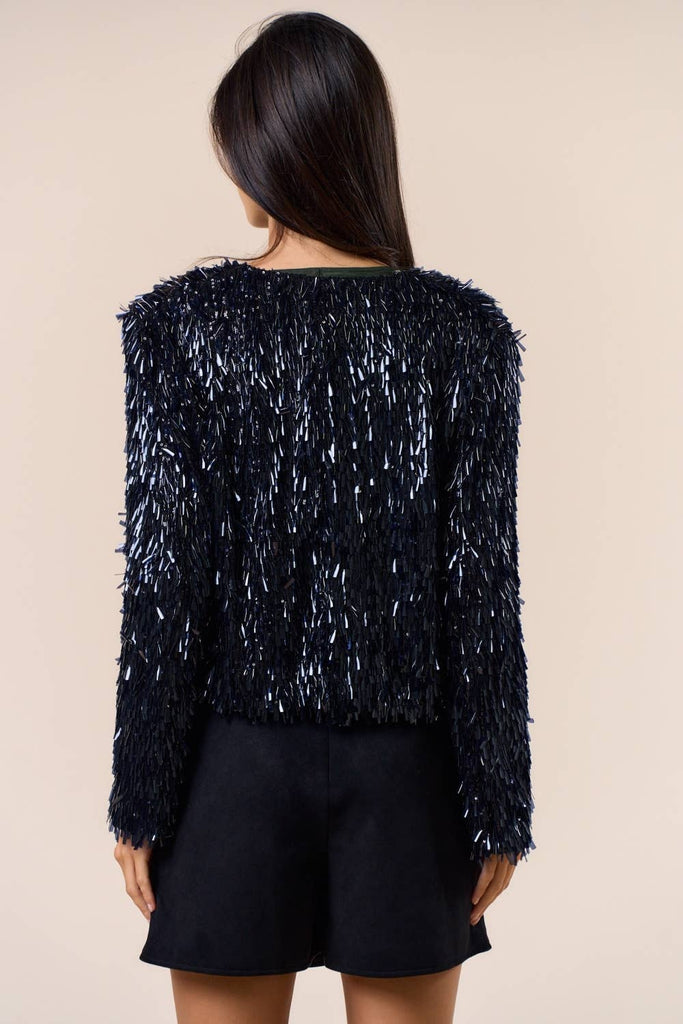 Fancy Flutter Sequin Jacket