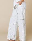 Soft Musk Embroidered Pants