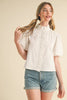 Urban Wonders Striped Top-White