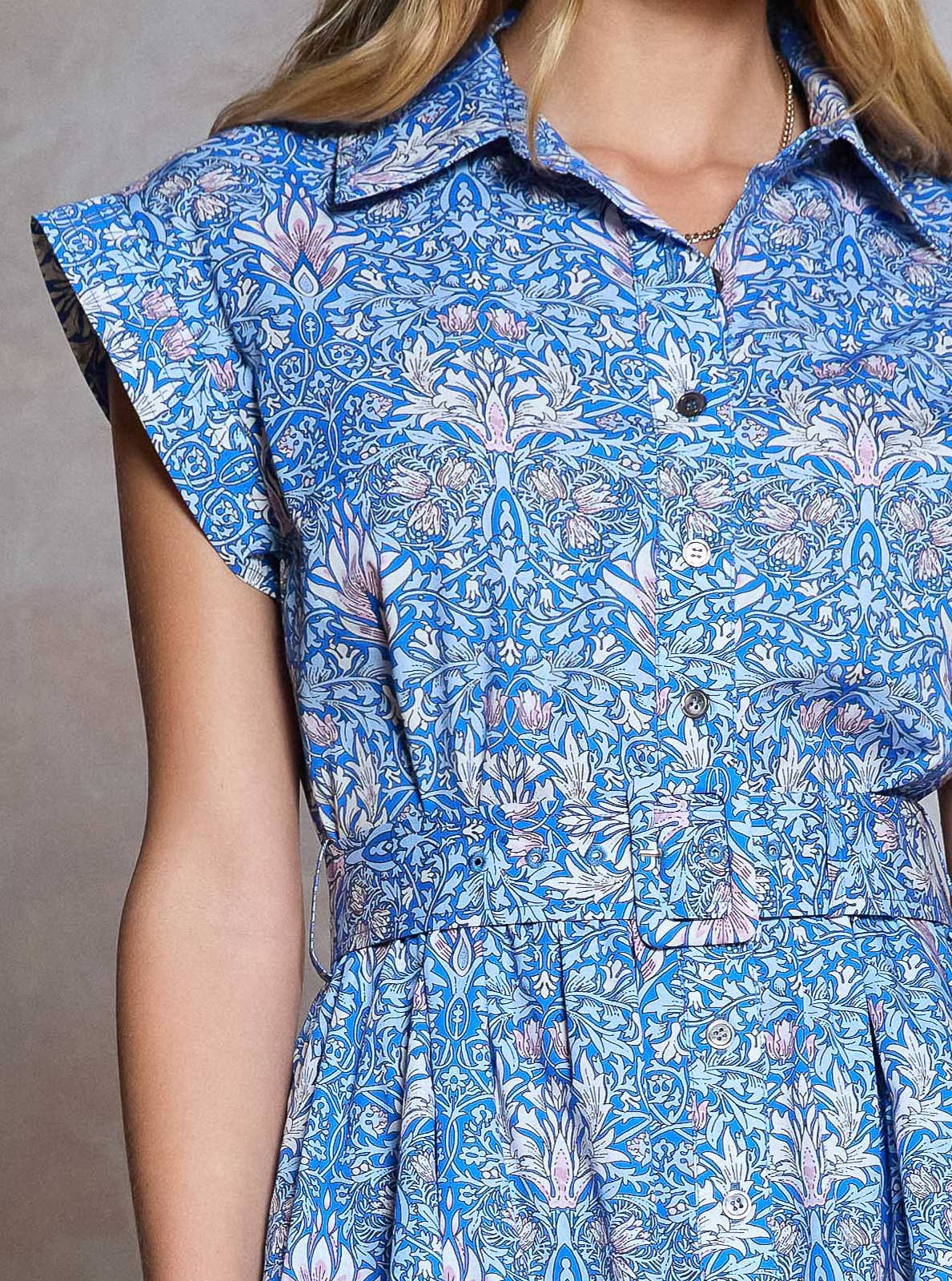 Olivia in Bloom Shirt Dress