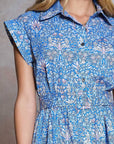 Olivia in Bloom Shirt Dress