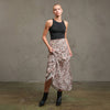 City Spots Leopard Print Skirt