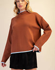 Falling Leaves Sweater-Camel