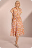 Lovely Garden Floral Midi Dress