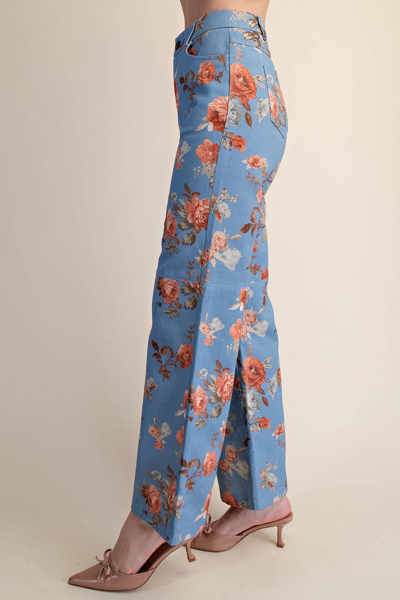Mayfair Straight Leg Floral Pants