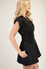 Darling Gaze Romper-Black