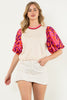 Desert Mix Knit Top- Cream