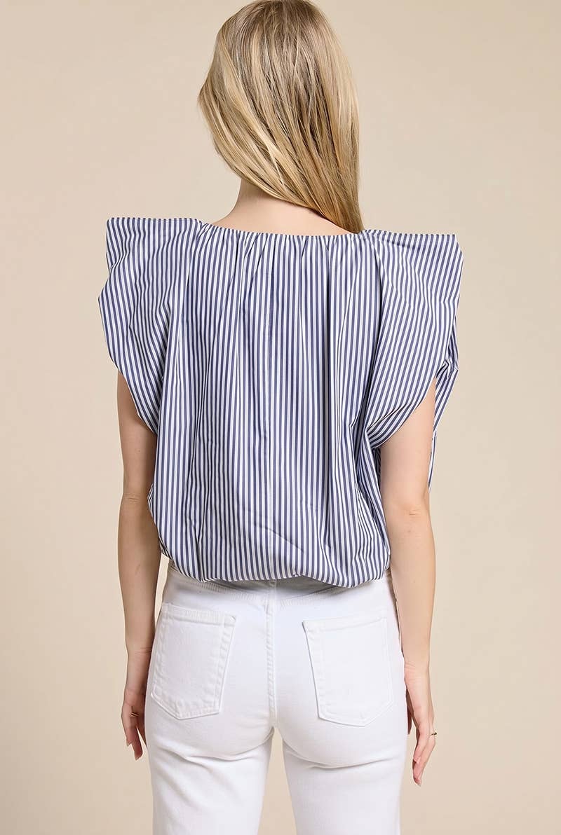 Cloud Bubble Stripe Top