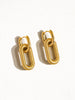 Chain Hoop Earring- Yellow Gold