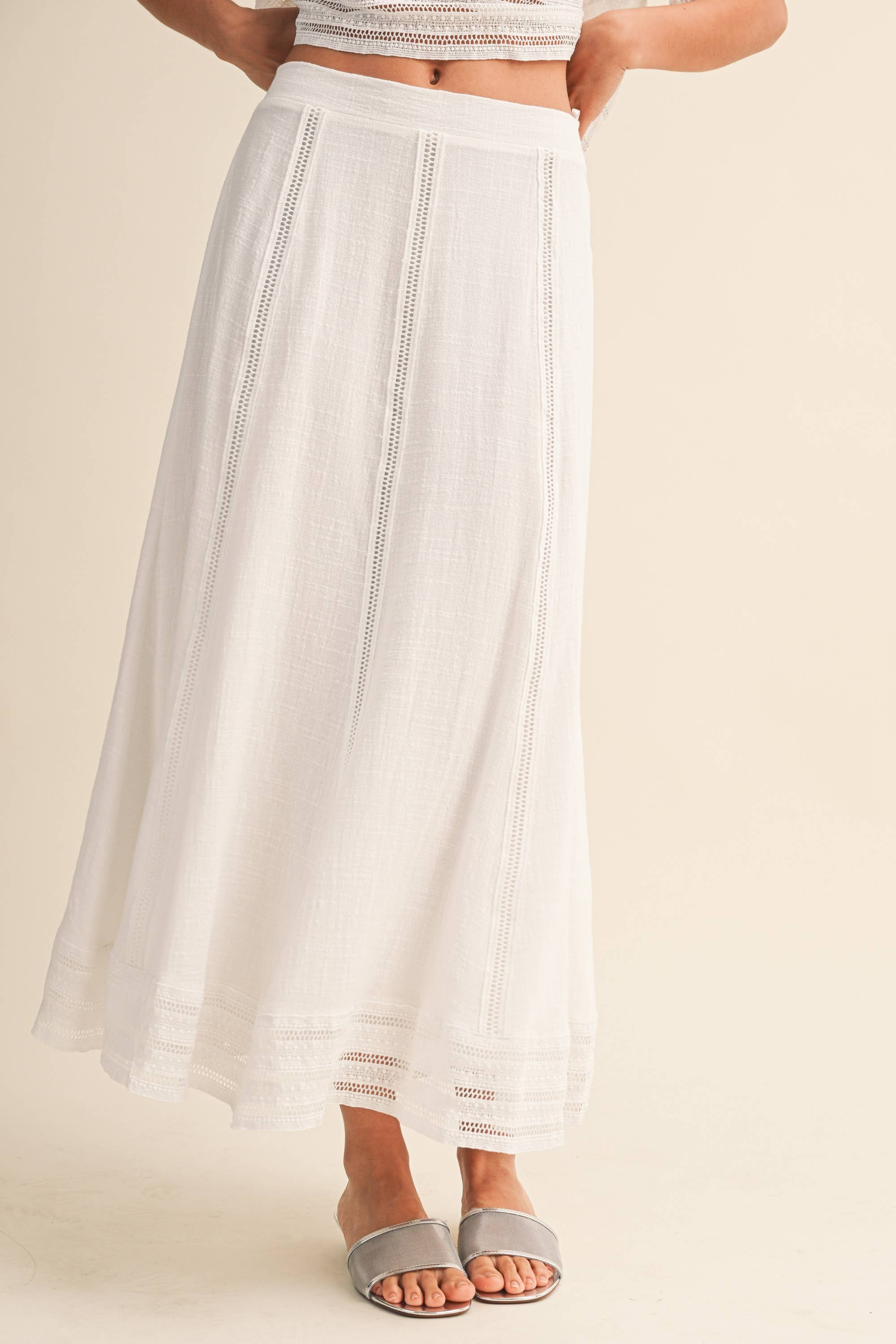 Makenna Cotton Midi Skirt