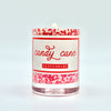 Mini Candy Cane Christmas Candle