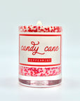 Mini Candy Cane Christmas Candle