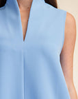 Yacht Luxe Mini Dress-Blue