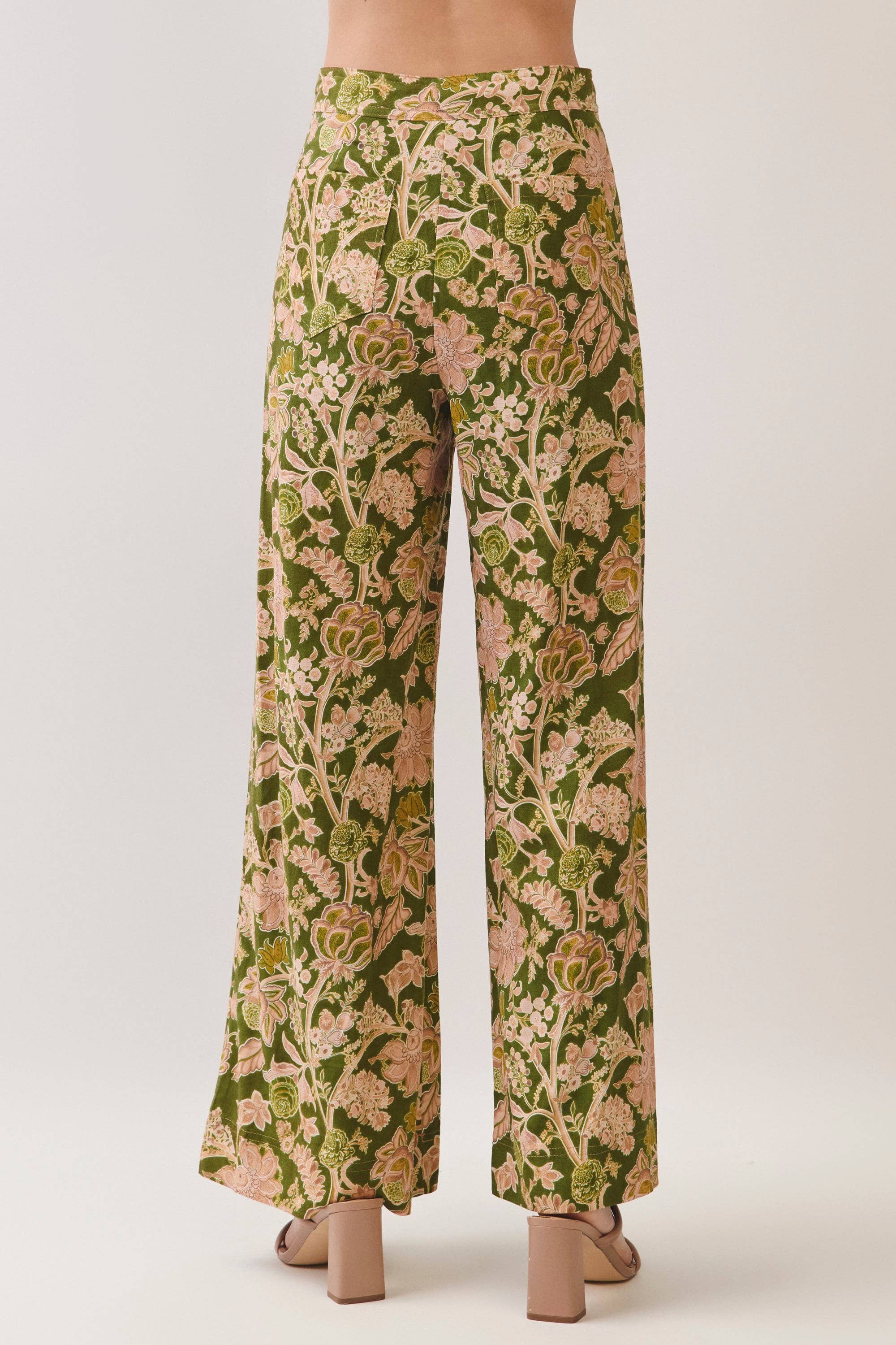 Fern Garden Wide Leg Pants