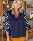 Vivienne Polka Dot Knit Top