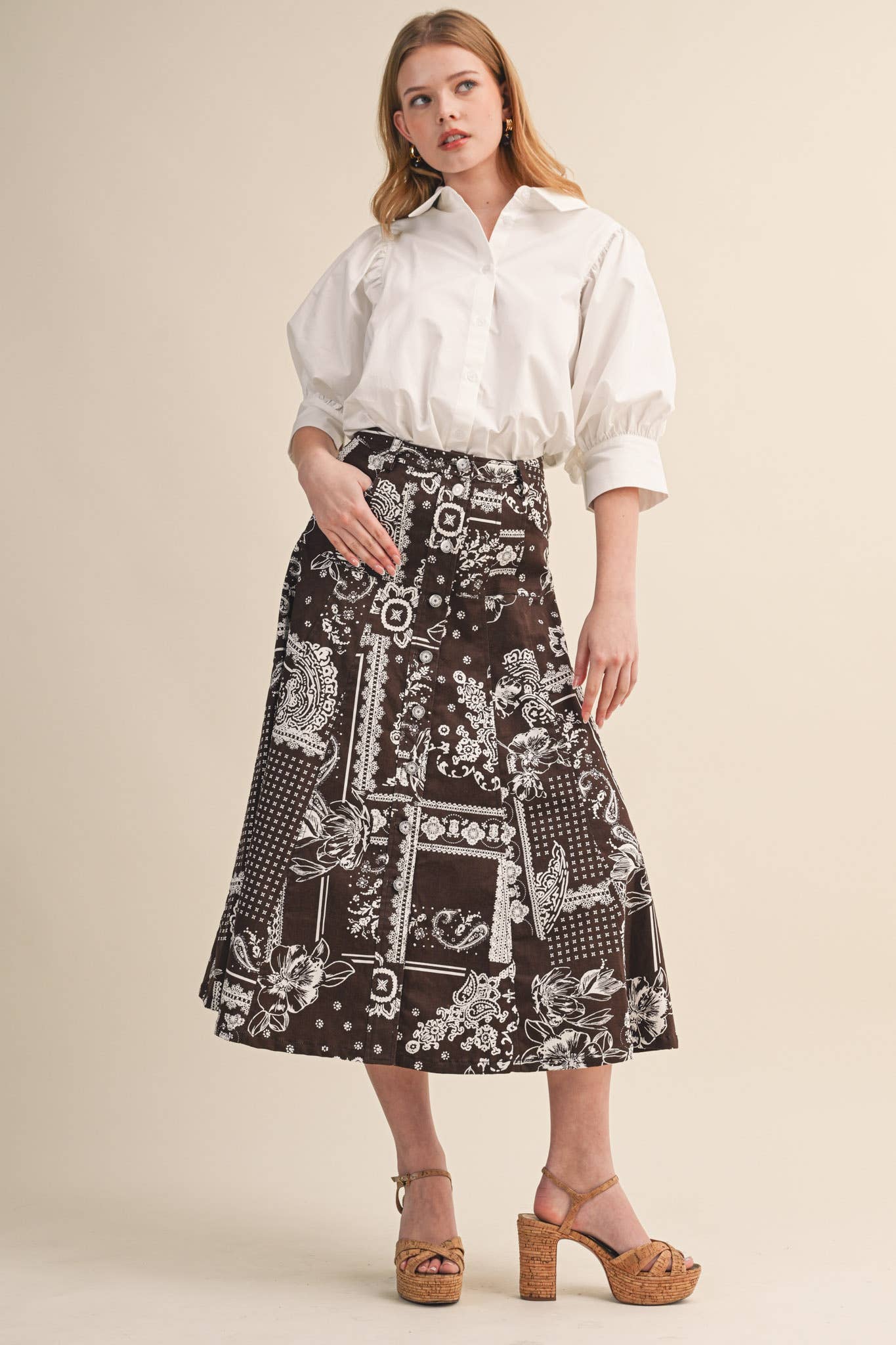 The Sculpt Button Down Top