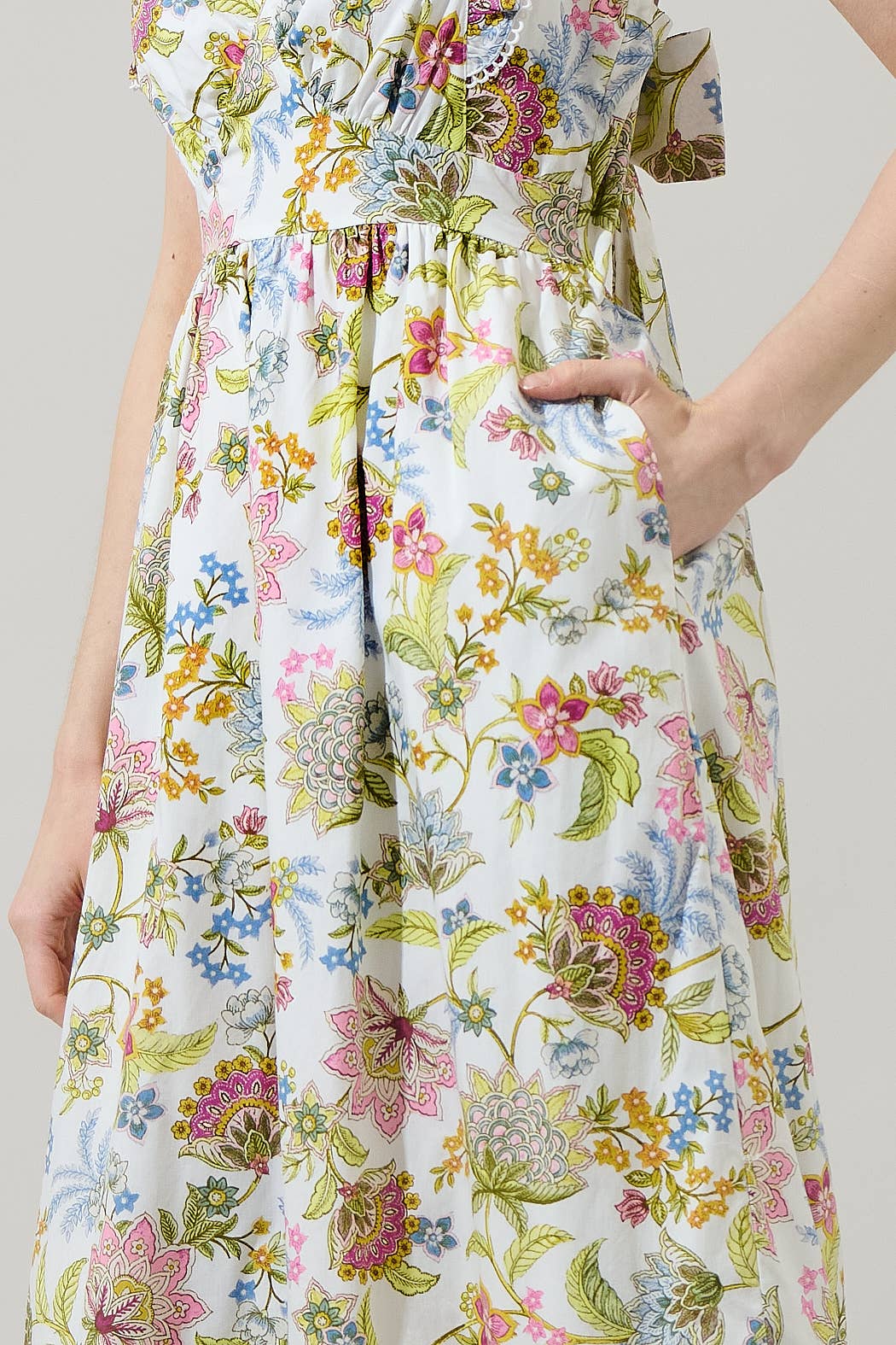 Pany Floral Ruffle Maxi Dress