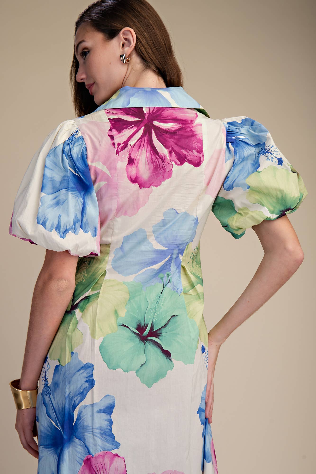 Watercolor Wishes Midi Dress