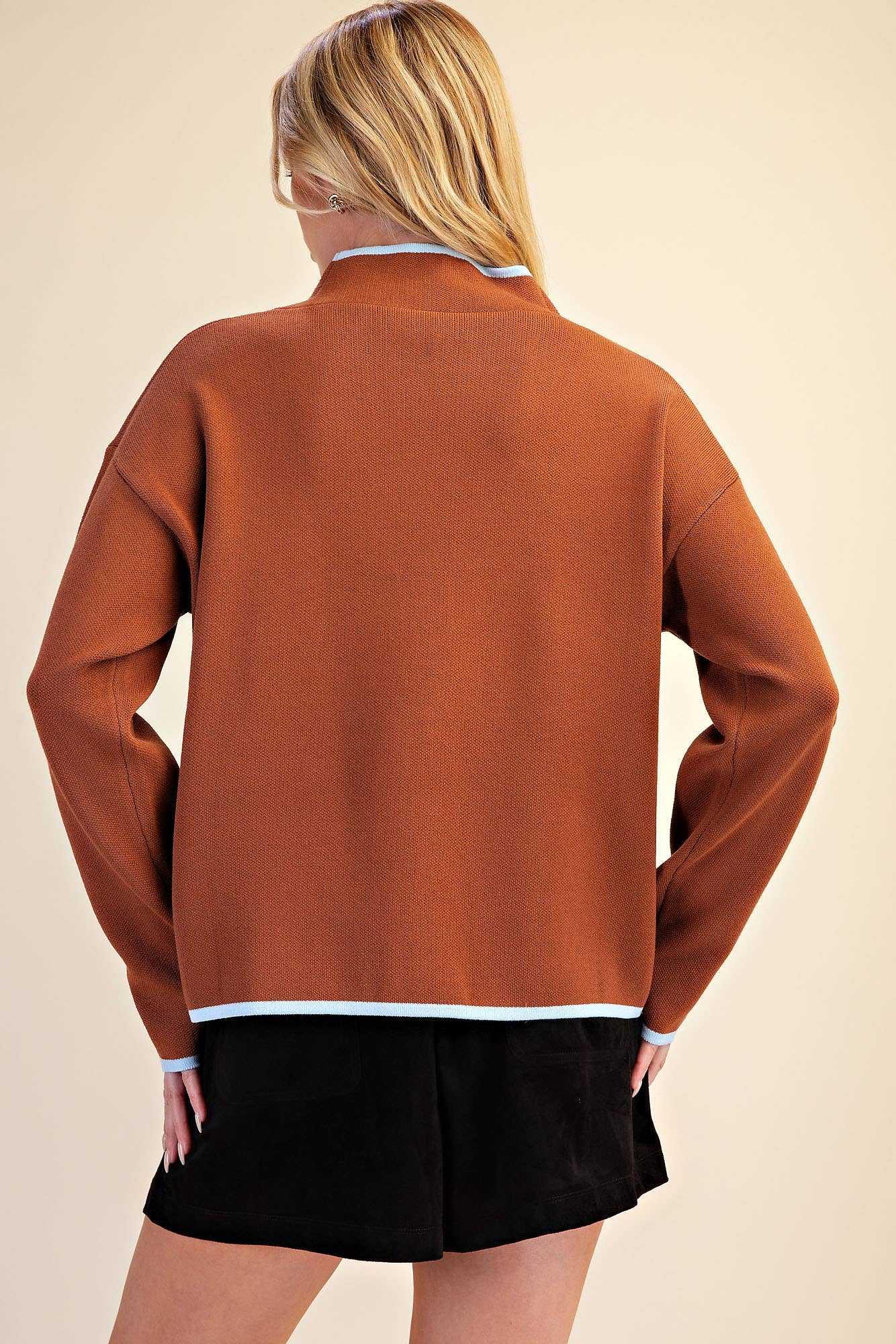 Falling Leaves Sweater-Camel
