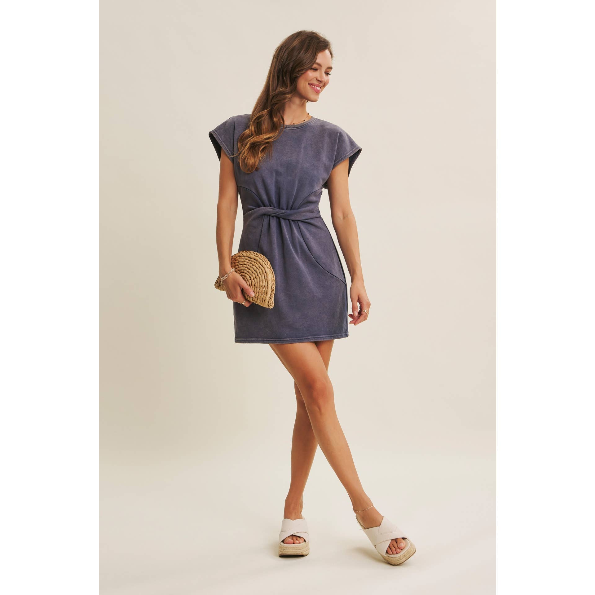 Easygoing Terry Mini Dress