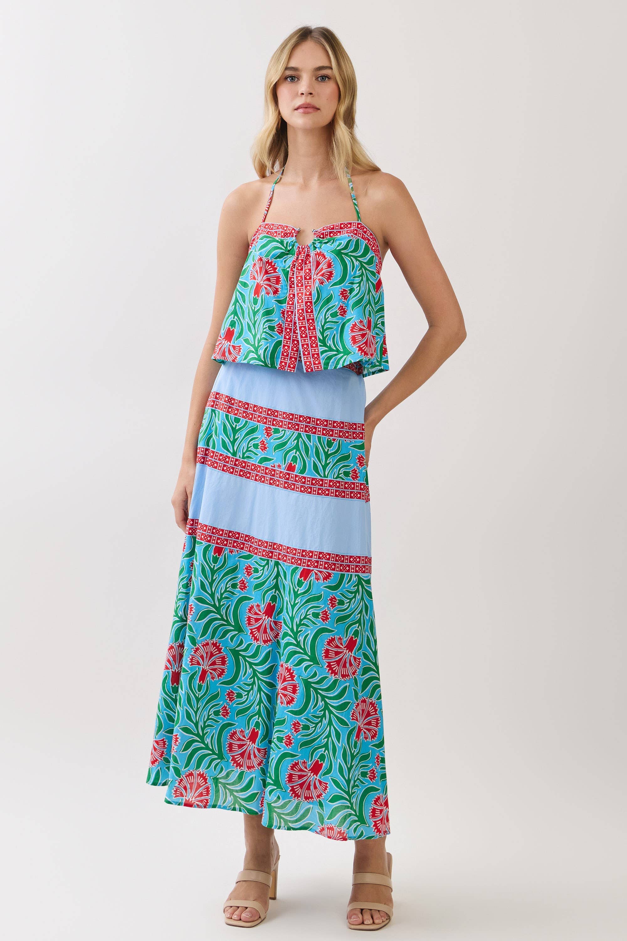 Artisan Mosaic Maxi Skirt