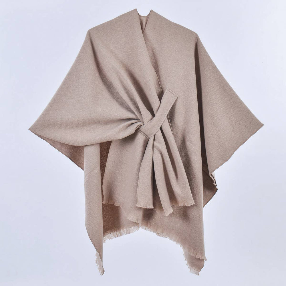 Luxe Wrap Shawl-Taupe