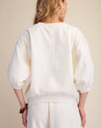 Eleanor Bubble Sleeve Sweatshirt