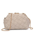 Pauline Woven Crossbody-Ivory