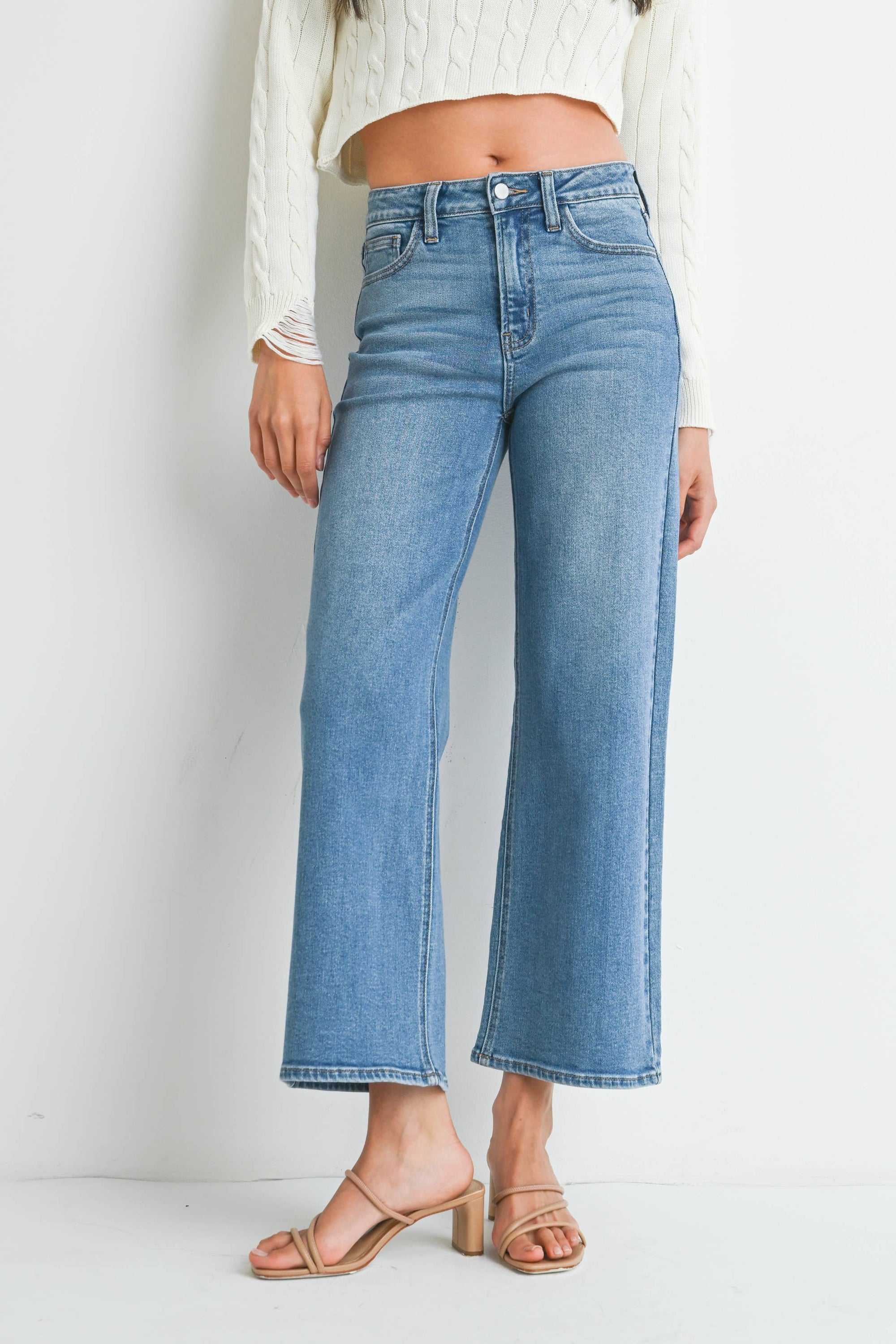 Just Right Wide Leg Jeans