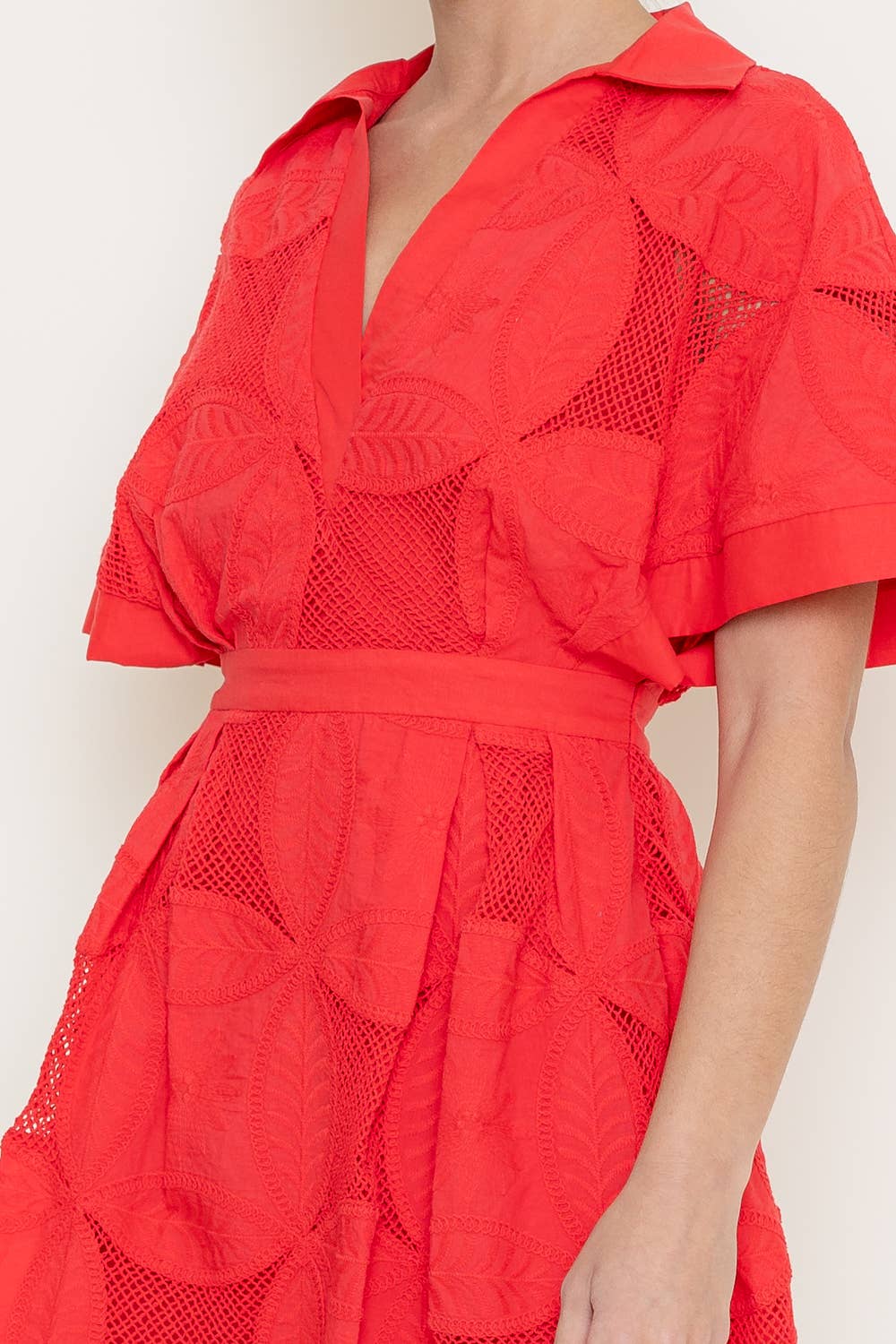 Bloom Lace Mini Dress