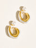 Classic Pearl Hoop Earring