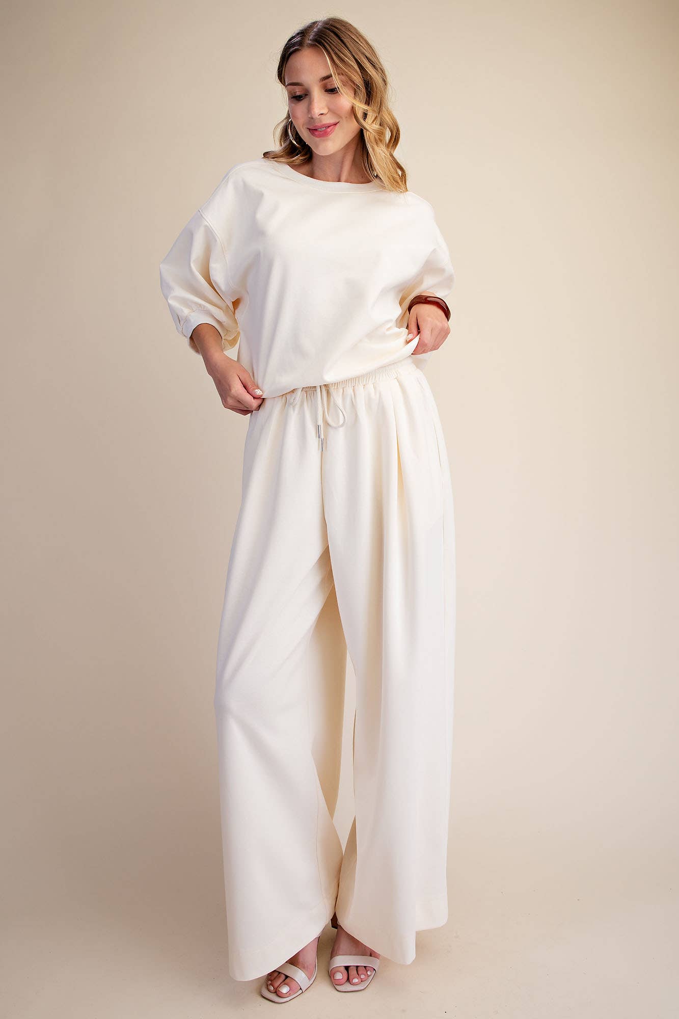 Eleanor Bubble Sleeve Sweatshirt