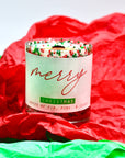 Mini Merry Christmas Candle