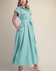 Shore Club Midi Dress-Kelly Green
