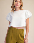PREORDER: Maple Lane Knit Top-White
