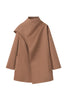 Ready and Chic Shawl Collar Coat-Camel