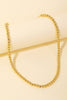 Gold Dipped Beaded Necklace