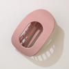 Oval Hair Clip-Pink