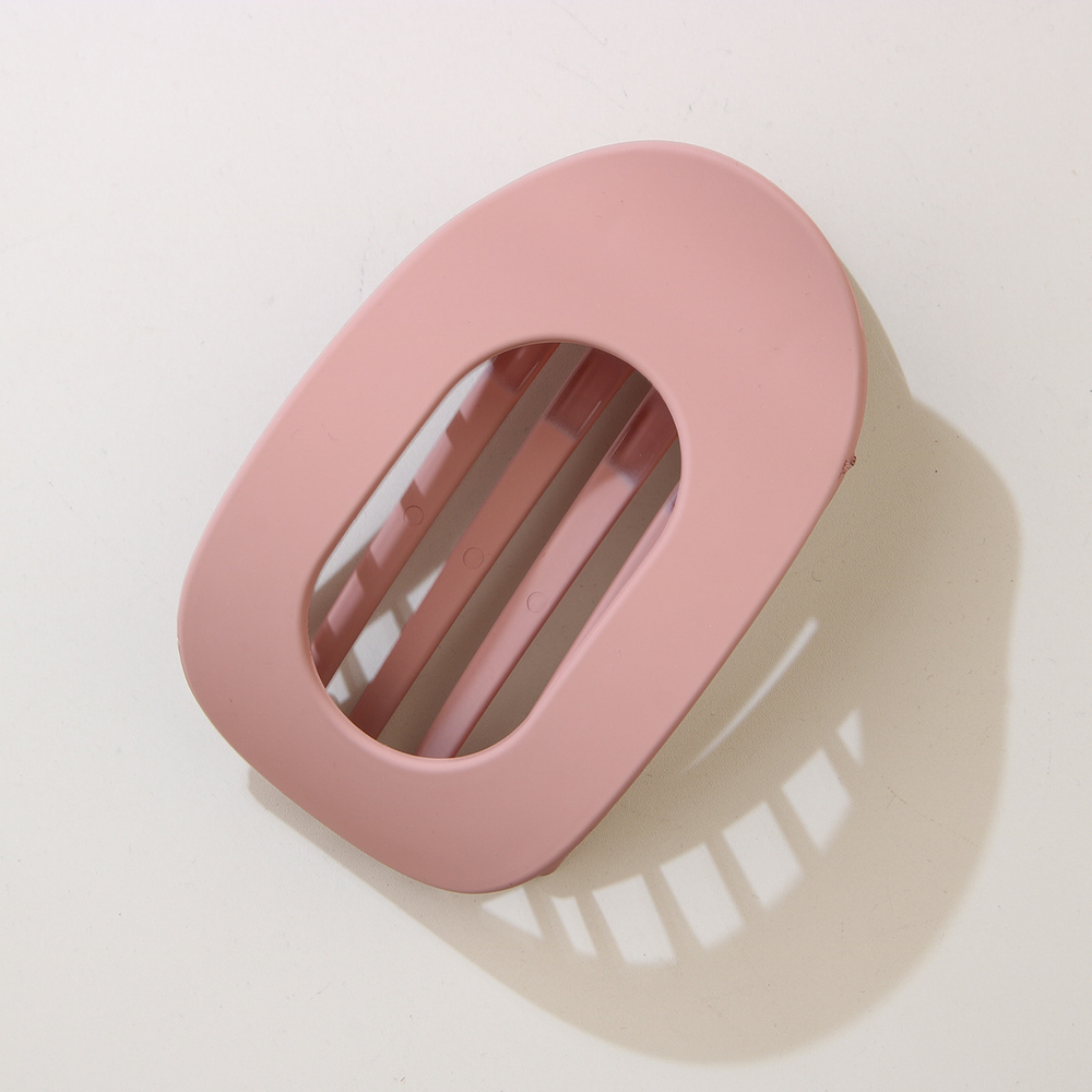 Oval Hair Clip-Pink