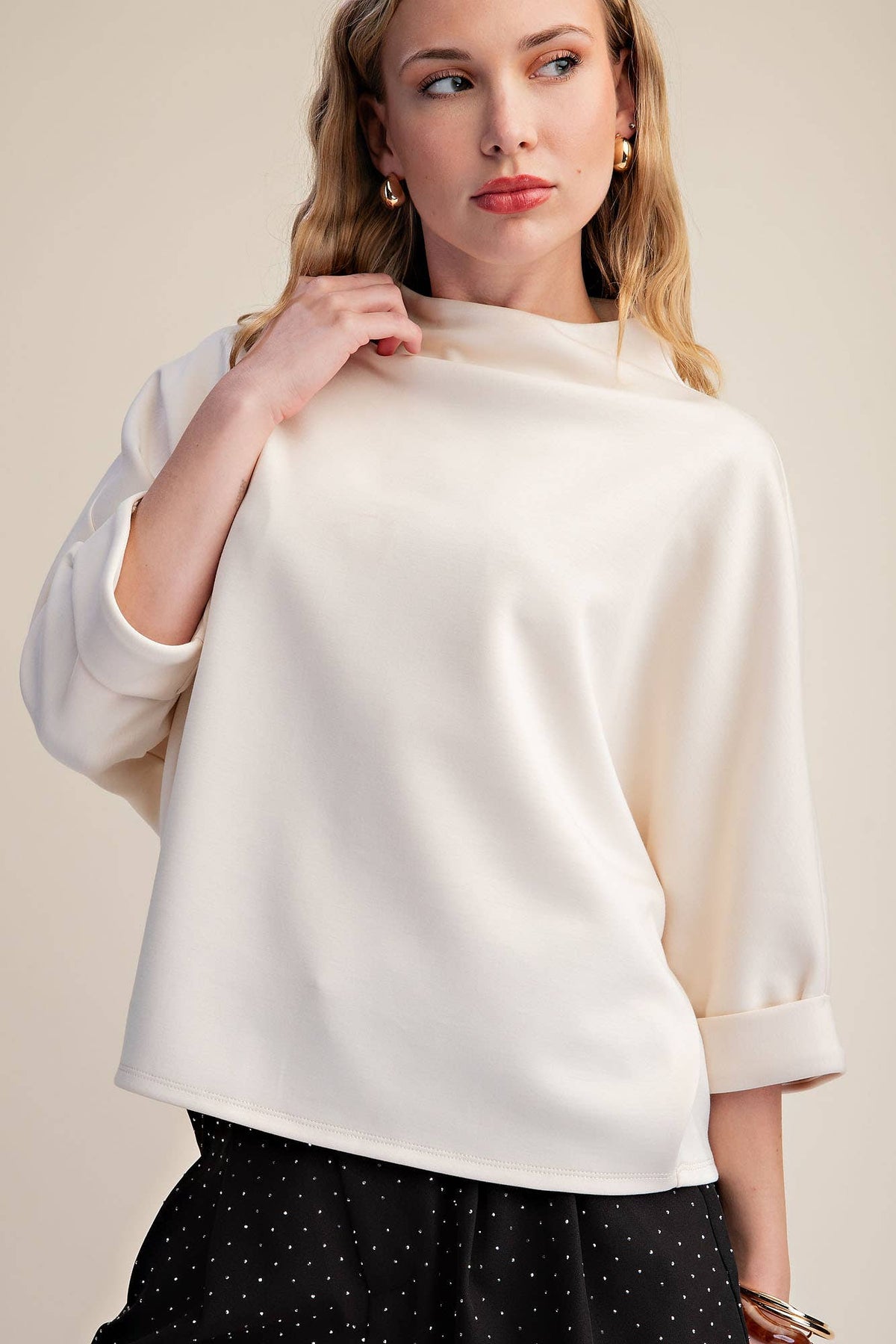 Mellow Days Sweatshirt-Ivory