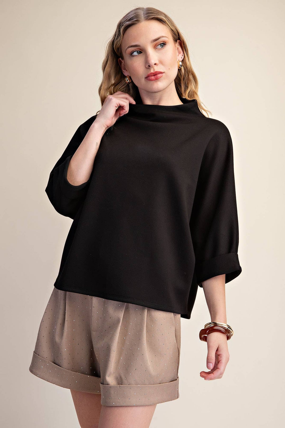 Mellow Days Sweatshirt-Black